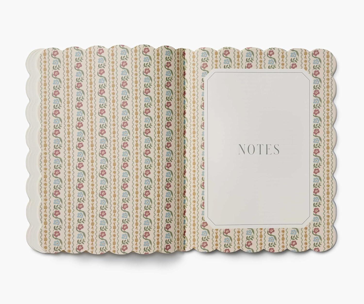 imageRIFLE PAPER CO 2026 Delphine 12Month Academic Planner Aug 2025 July 2026 ThreadStitch Binding 975quot L x 775quot W Metallic Gold Foil Accents Monthly Pages ampamp Note Section