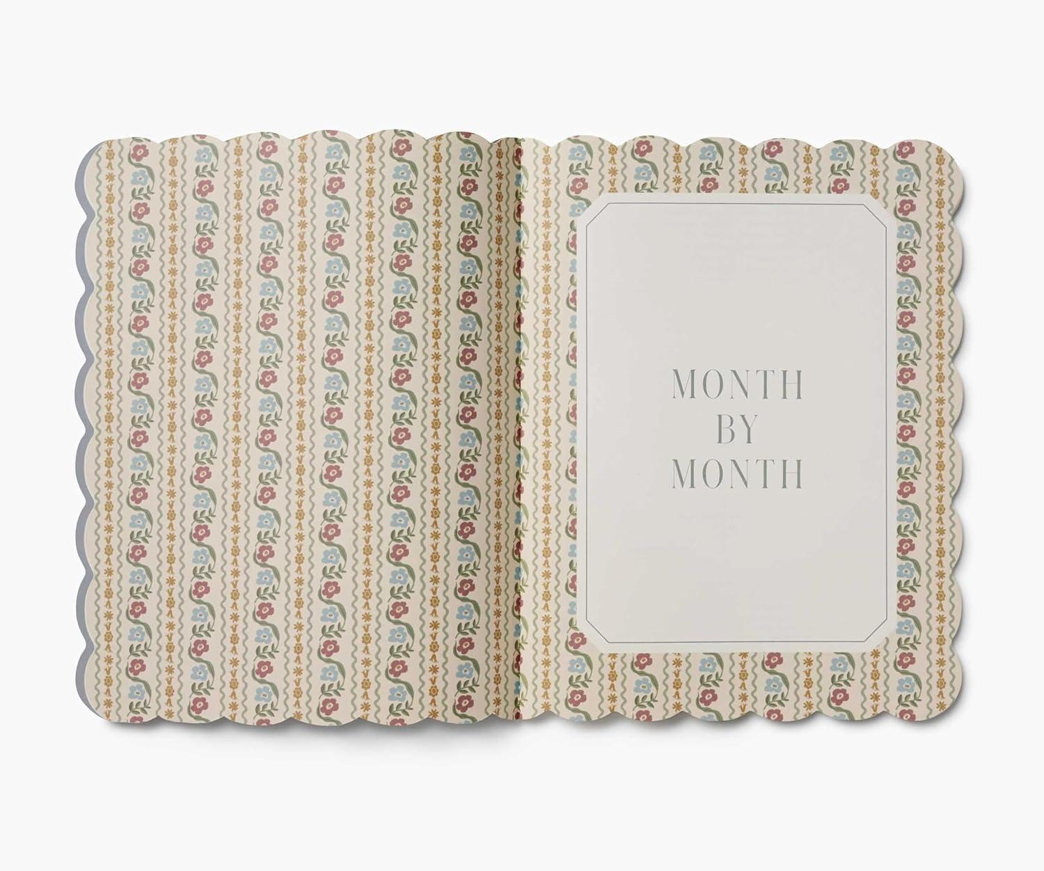 imageRIFLE PAPER CO 2026 Delphine 12Month Academic Planner Aug 2025 July 2026 ThreadStitch Binding 975quot L x 775quot W Metallic Gold Foil Accents Monthly Pages ampamp Note Section