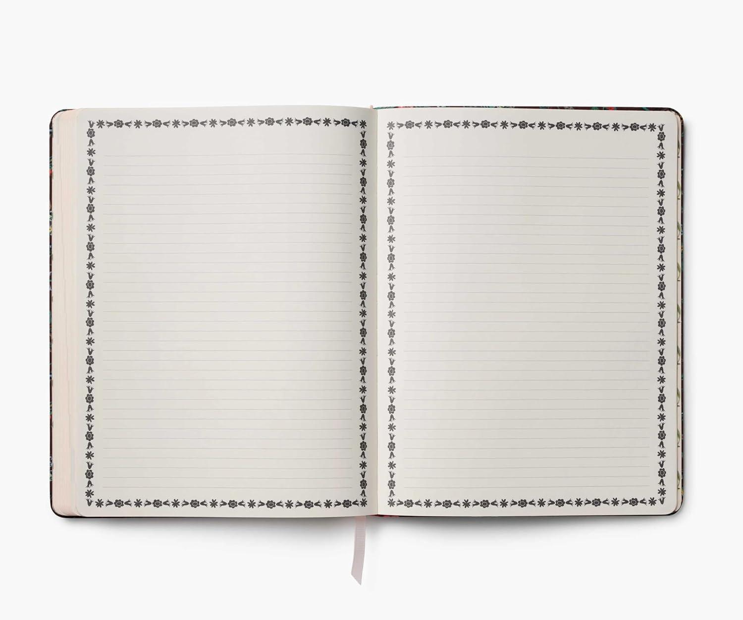 imageRIFLE PAPER CO 2026 Gracie 12Month Academic Planner Aug 2025 July 2026 ThreadStitch Binding 962quot L x 718quot W Metallic Gold Foil Accents Monthly Pages ampamp Note Section