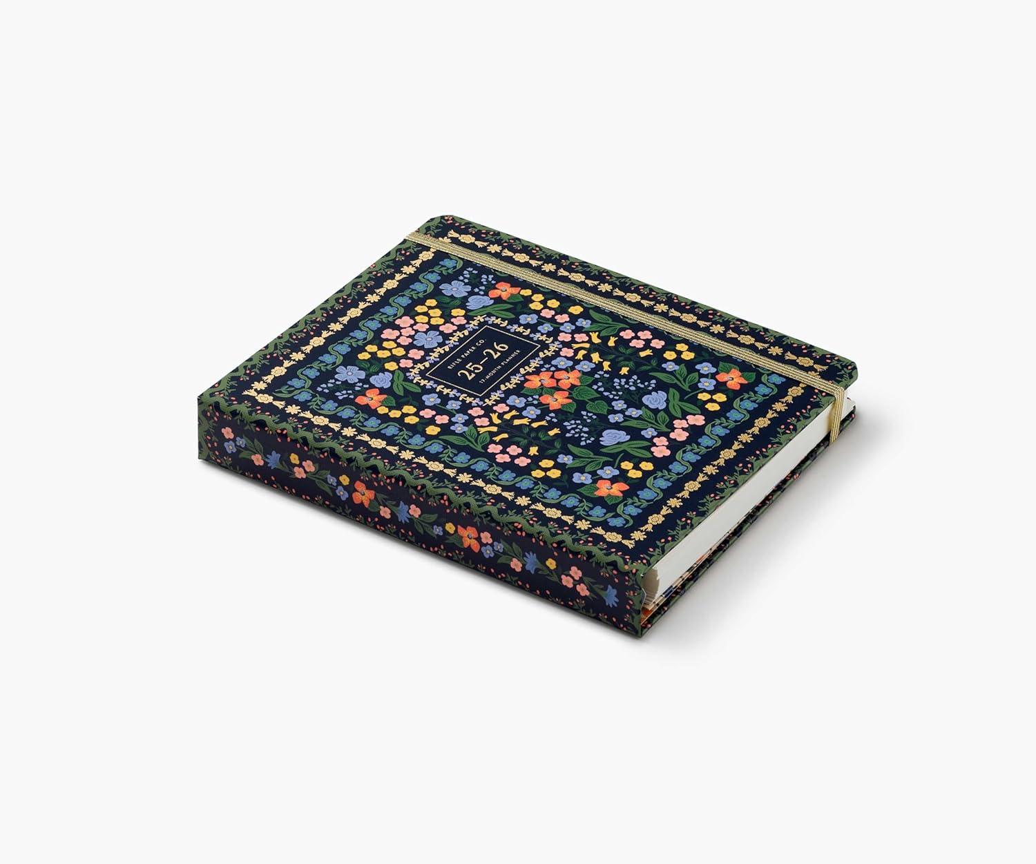 imageRIFLE PAPER CO 2026 Wildwood 17Month Academic Covered Spiral Planner Aug 2025 Dec 2026 825quot L 675quot W Weekly ampamp Monthly Pages Inspirational Quotes Stickers Illustrated Pocket Folder