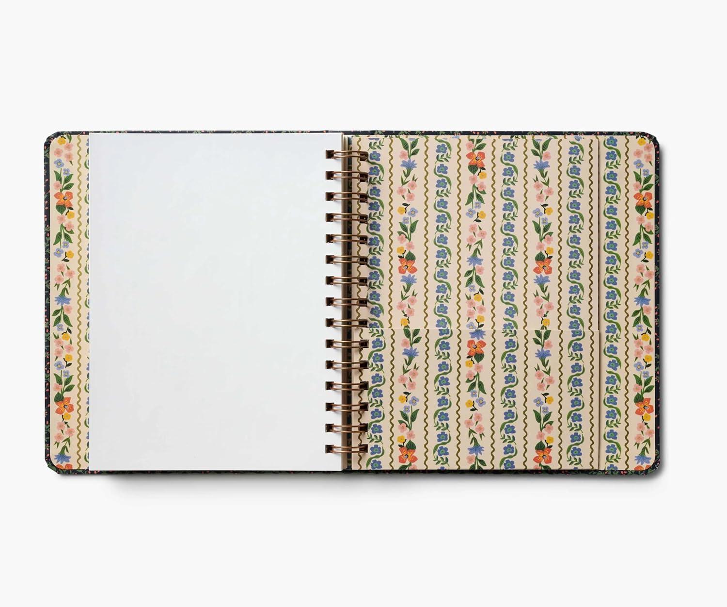 imageRIFLE PAPER CO 2026 Wildwood 17Month Academic Covered Spiral Planner Aug 2025 Dec 2026 825quot L 675quot W Weekly ampamp Monthly Pages Inspirational Quotes Stickers Illustrated Pocket Folder