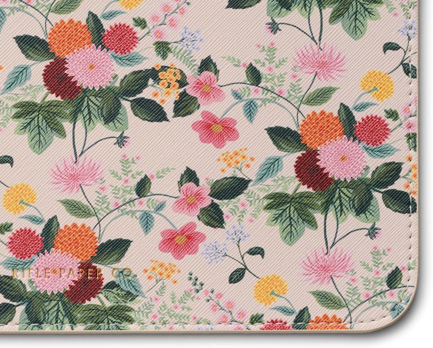 imageRIFLE PAPER CO Dahlia Patterned Mouse Pad Add a Touch of Charm to Your Workspace Smooth Polyurethane Finish Allows Mouse to Glide with NonSlip Rubber Backing DahliaDahlia