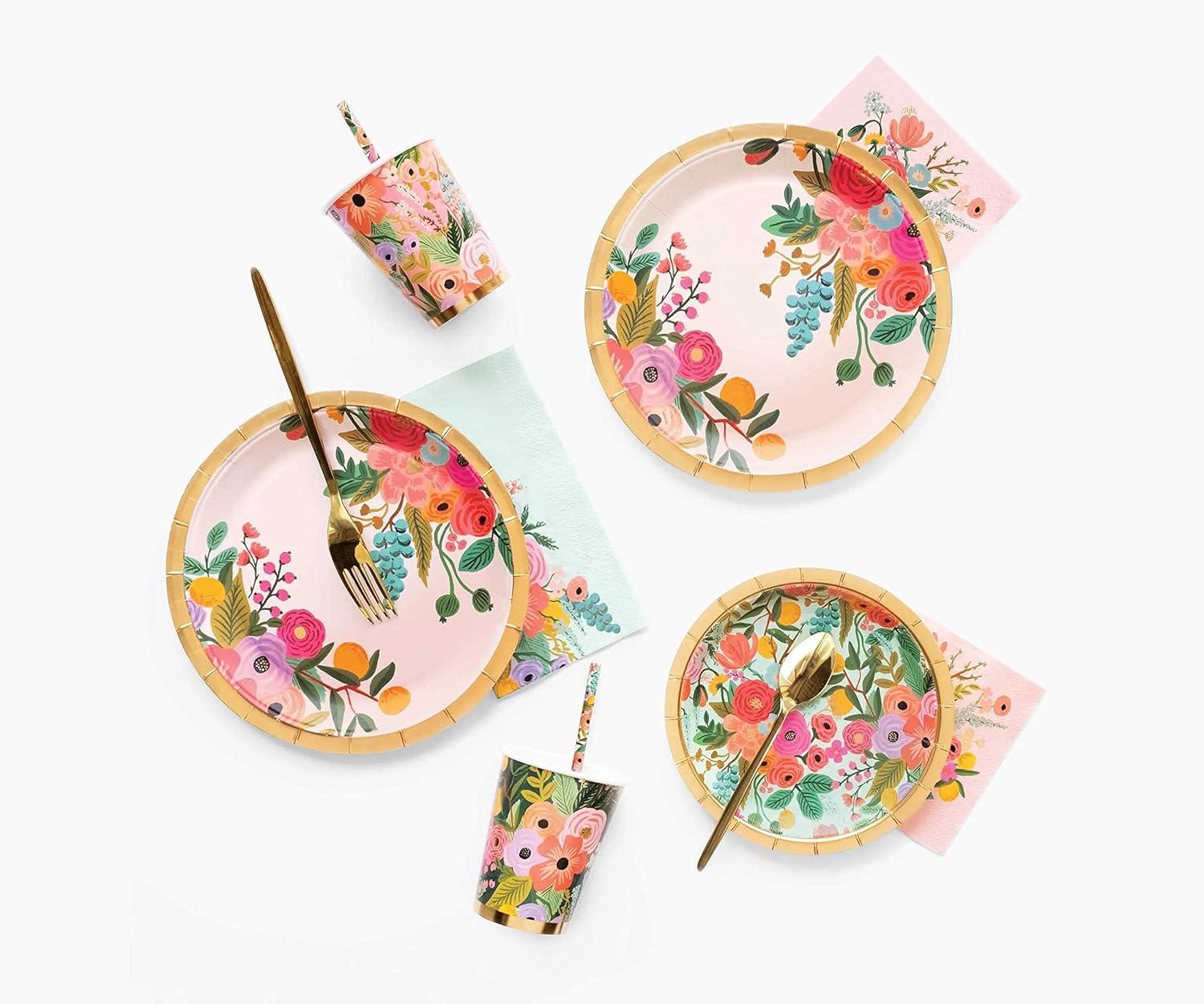imageRIFLE PAPER CO Garden Party Large Plates Vibrant Floral Design Perfect for Parties and Celebrations Durable and Stylish Tableware to Add a Fun Elegant Touch to Any Event or Gathering