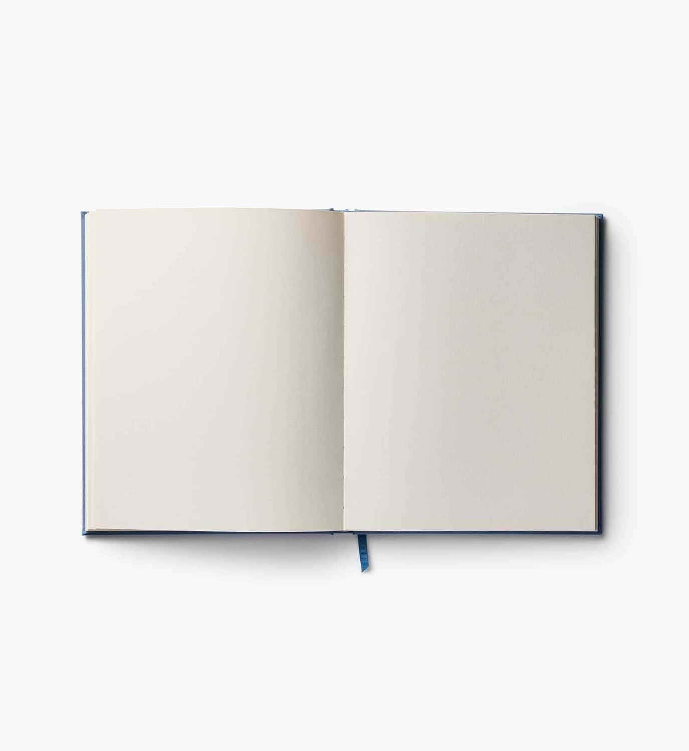 imageRIFLE PAPER CO Gracie Embroidered Sketchbook 108 Blank Pages for Sketching 1025quot L x 825quot W Cloth Cover with Floral Embroidery Includes Grosgrain Ribbon Bookmark