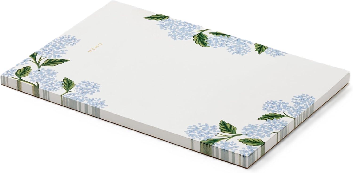 imageRIFLE PAPER CO Large Weekly Memo Notepad 65 TearOff Pages Manage Important Tasks Jot Down a ToDo List or Leave a Sweet Message with our Illustrated Notepads 9quot L x 6quot W Muted Color BlockHydrangea