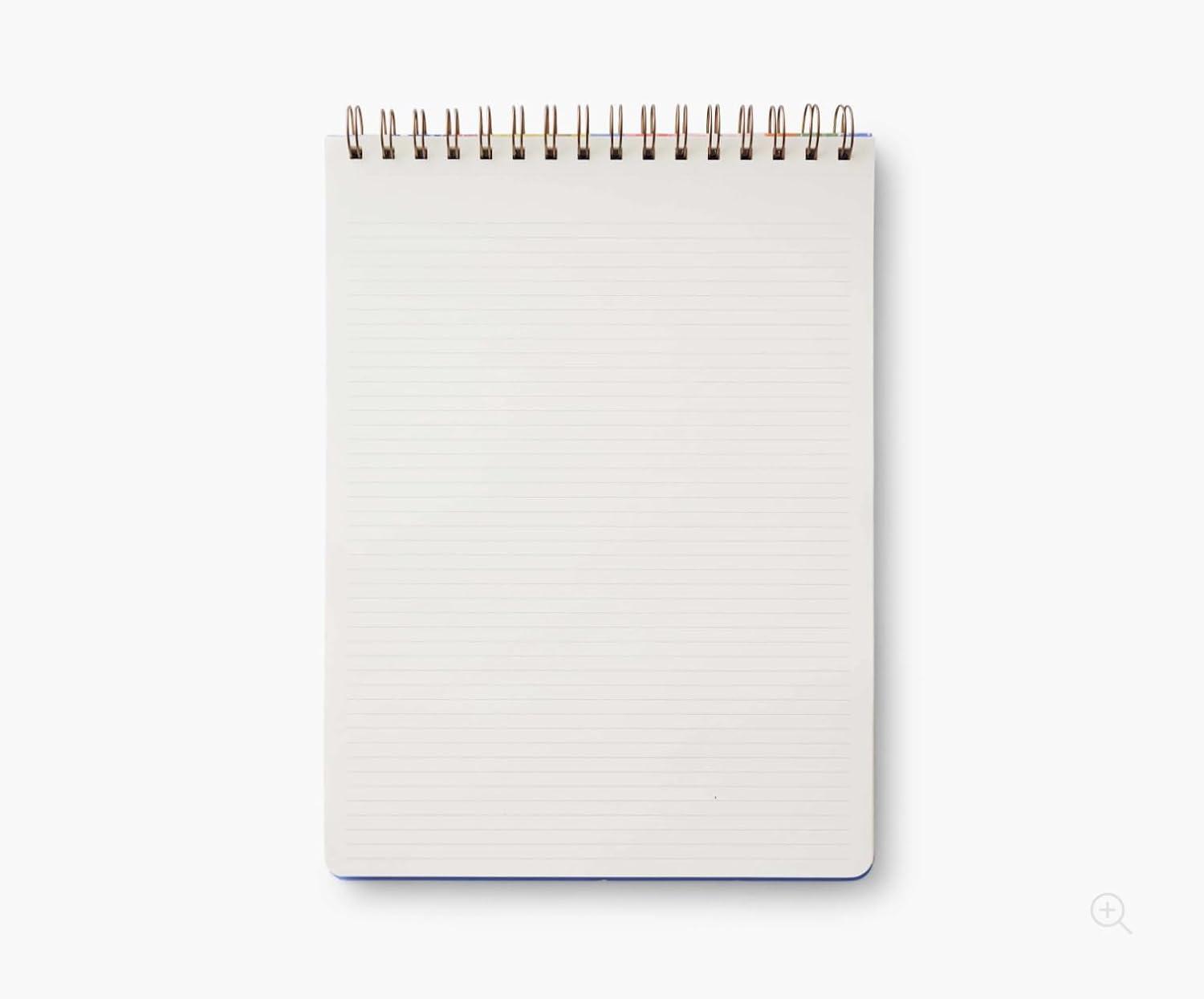 imageRIFLE PAPER CO Margaux Large Top Spiral Notebook 150 Ruled Pages Metallic Gold Foil with DoubleSpiral Binding Printed in Full Color and Foil StampedMargaux