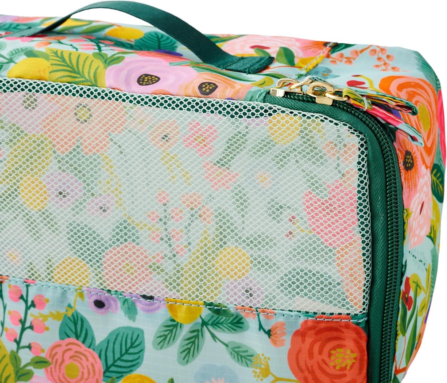 imageRifle Paper Co Garden Party Packing Cubes and Cosmetic Case Bundle