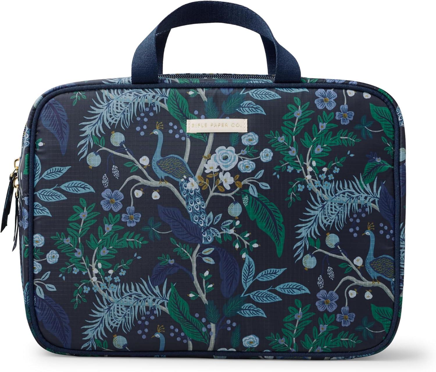 imageRifle Paper Co Peacock Packing Cubes and Cosmetic Case Bundle