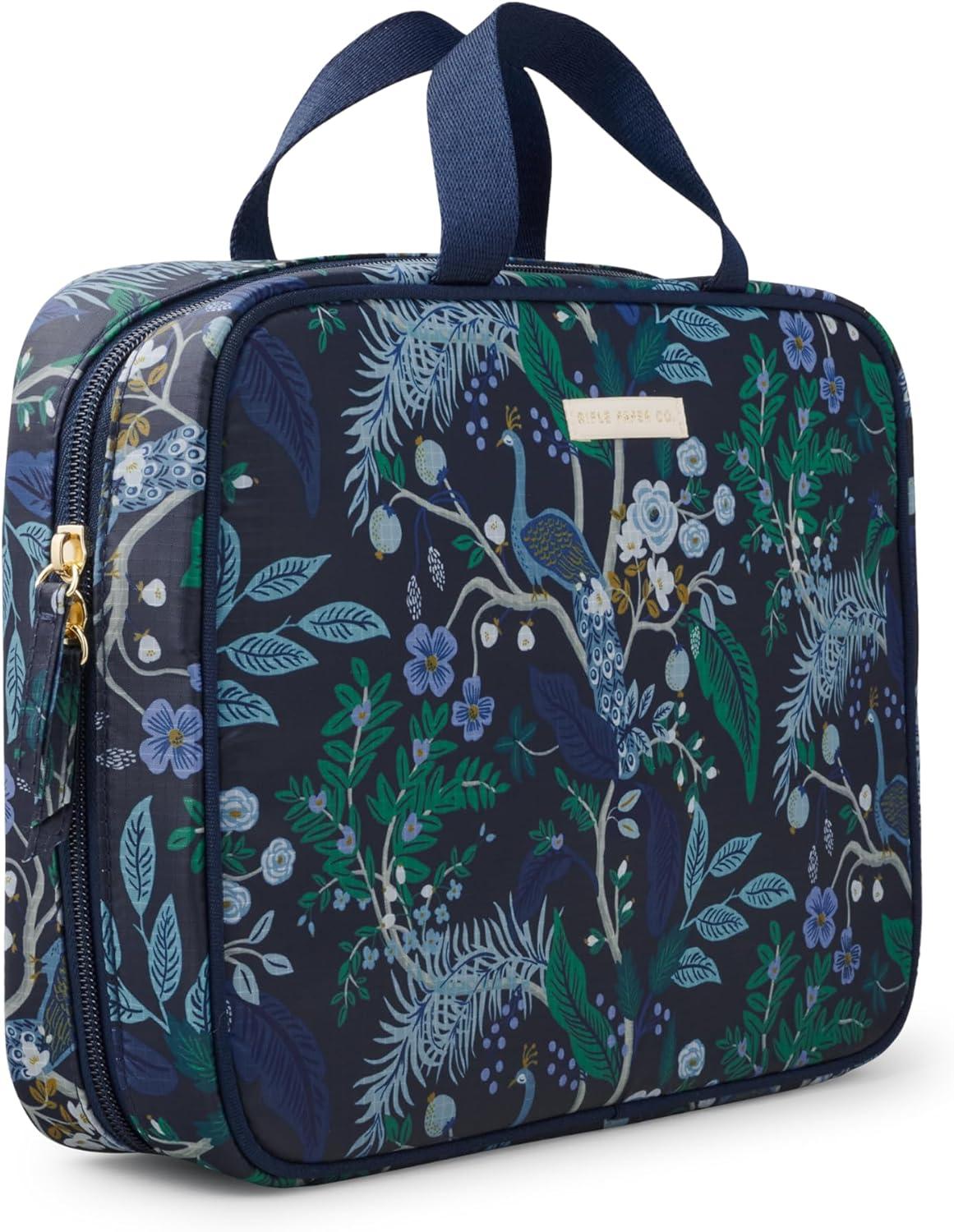 imageRifle Paper Co Peacock Packing Cubes and Cosmetic Case Bundle