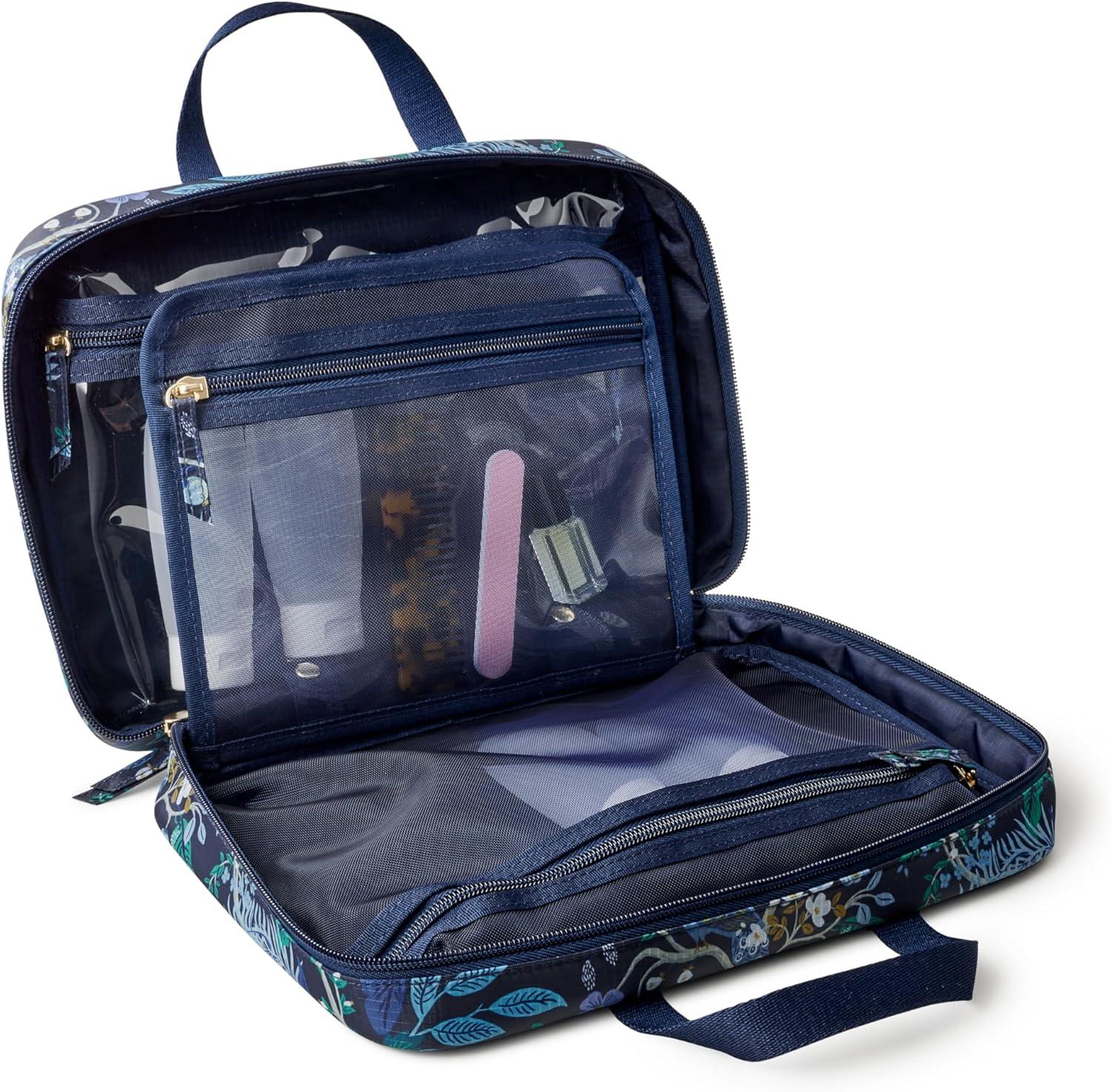 imageRifle Paper Co Peacock Packing Cubes and Cosmetic Case Bundle