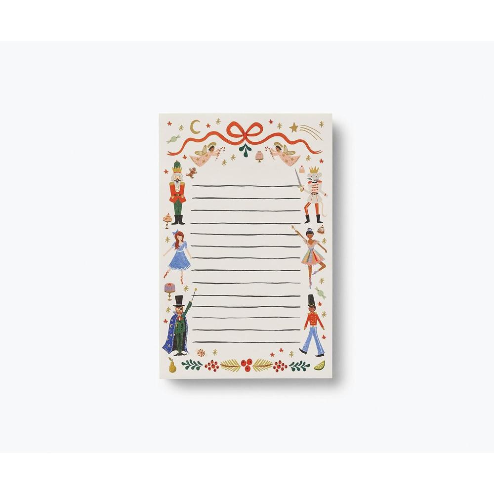 imageRIFLE PAPER CO Nutcracker Desktop Notepad TearOff Pages Organize Your Workweek with Our Illustrated Notepads Great for Keeping toDos Simplified ampamp Managing Important Tasks
