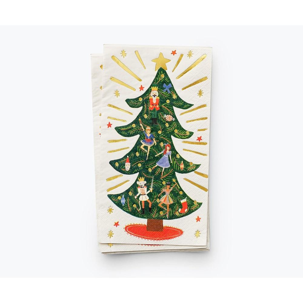 imageRIFLE PAPER CO Nutcracker Guest Napkins Paper Napkins with Festive Nutcracker Character Design Perfect For HolidayThemed Events And Gatherings With Family And Friends