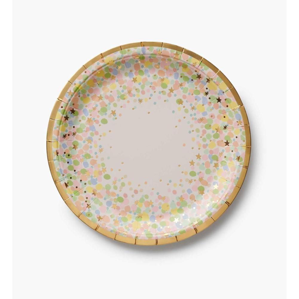 imageRIFLE PAPER CO Sprinkles Large Plates Whimsical Sprinkles Design Perfect for Parties Celebrations and Special Occasions Durable and Stylish Tableware to Add a Fun Elegant Touch to Any Event