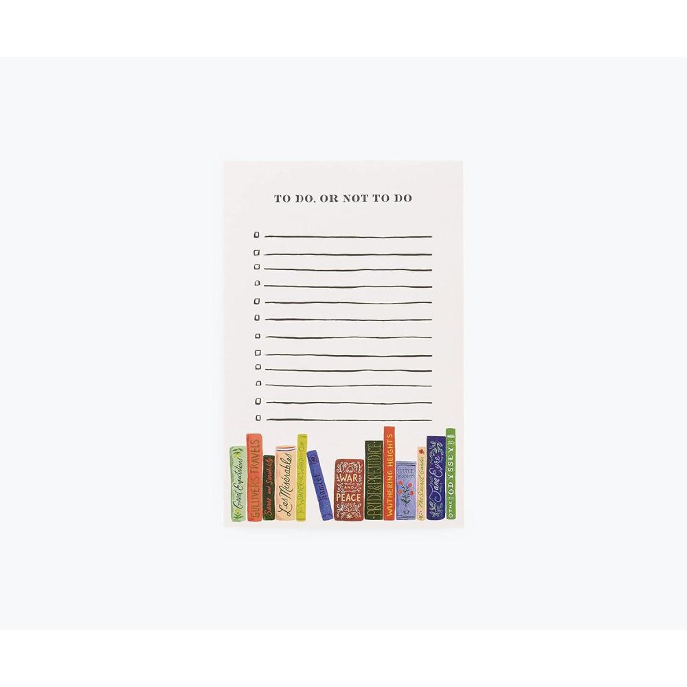 imageRIFLE PAPER CO Stickers Blank Notepad TearOff Pages Organize Your Workweek with Our Illustrated Notepads Great for Keeping toDos Simplified ampamp Managing Important TasksTo Do Not To Do