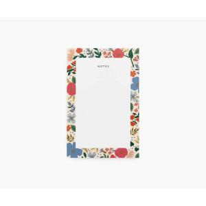 RIFLE PAPER CO. Checklist Notepad | 75 Tear-Off Pages, Manage Important Tasks, Jot Down a To-Do List, or Leave a Sweet Message with our Illustrated Notepads (6.5″ L × 4.25″ W), Wild Rose