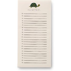 RIFLE PAPER CO. Citrus Grove Market Pad, 8.5″ L x 4.25″ W, 65 Tear-Off Pages, Features an Attachable Magnet, Warm White Paper Text, Unique Hand-Painted Design(I’ll Get To It)