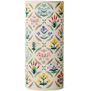 RIFLE PAPER CO. Estee Porcelain Vase for Room and Home decor, Brighten Up a Living Room, Kitchen Table, or Farmhouse, Large Vase for Tabletop Centerpieces or Bookshelves(Estee)