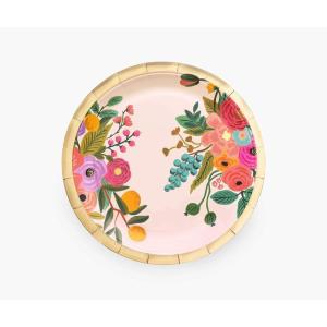 RIFLE PAPER CO. Garden Party Large Plates, Vibrant Floral Design, Perfect for Parties and Celebrations, Durable and Stylish Tableware to Add a Fun, Elegant Touch to Any Event or Gathering
