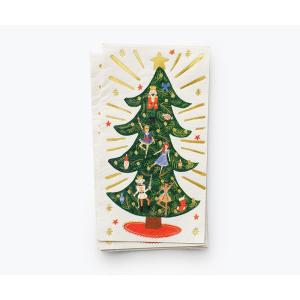 RIFLE PAPER CO. Nutcracker Guest Napkins, Paper Napkins with Festive Nutcracker Character Design, Perfect For Holiday-Themed Events And Gatherings With Family And Friends